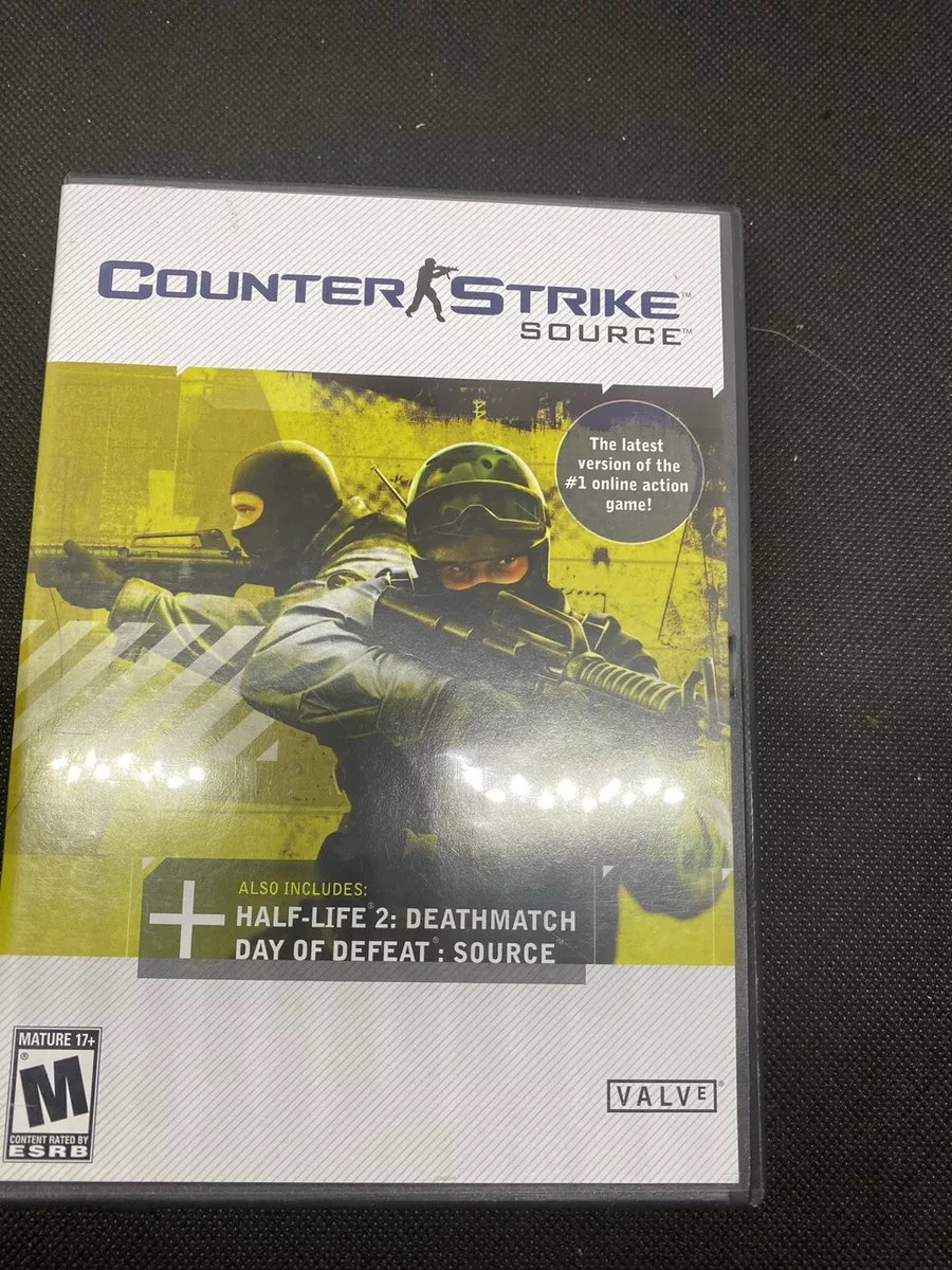 Counter Strike Source PC Game w/ Half Life 2: Deathmatch 4 Discs  14633098396