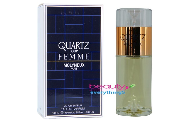 Quartz Pour Femme by Molyneux 3.3oz / 100ml Eau De Parfum Spray NIB For