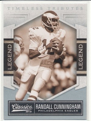 2010 Classics Randall Cunningham Timeless Tributes Silver /100