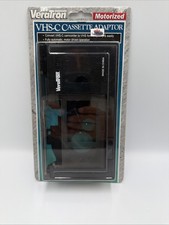 VeraTron EL303E Motorized VHS-C Cassette Adapter NOS Vintage Cracked Package