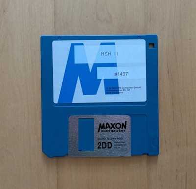 MSH II - Maxon Shell II - Maxon Computer - Commodore Amiga - Disk - Retro