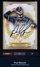 Paul Skenes Impact Performers Topps BUNT DIGITAL Card