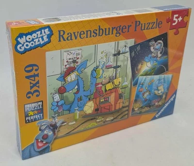 Ravensburger 08045 Woozle Goozle Weltall Labor Unter Wasse 3x49 Teile Puzzle NEU - Bild 1 von 4