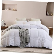 California King Comforter Duvet Insert, All Season Cal King-108x98 Bubble White