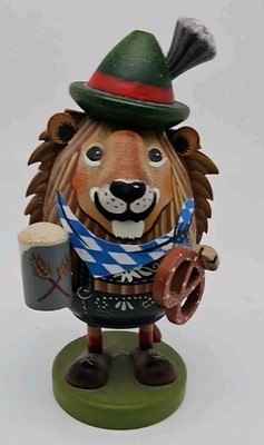 Original Duftl Mannchen Kathe Wohlfahrt Smoky Lion Incense Smoker Burner