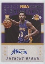 2015-16 Panini NBA Hoops Great SIGnificance Anthony Brown #GS-AB Auto pm6
