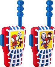 eKids Spidey and His Amazing Friends Toy Walkie Talkies for Kids, Static...