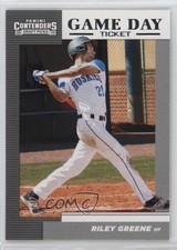2019 Panini Contenders Draft Picks Game Day Ticket Riley Greene #8 2u3