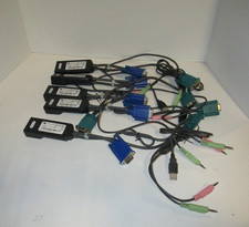 Lote de 5 cables extensores AVOCENT KVM Audio Serial USB 500-164-501 AMIQDM-USB
