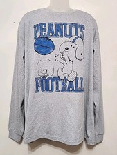 Peanuts Michigan Football Long Sleeve T-shirt Size 2XL New