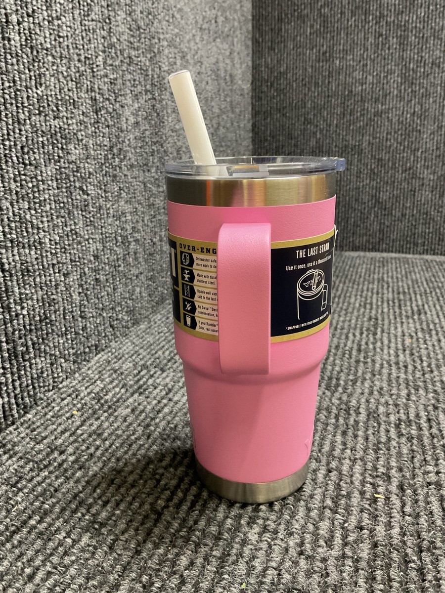 YETI Rambler 25oz Mug with Straw Lid - Power Pink BRAND NEW | eBay
