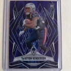 2025 Panini Phoenix Football Blue Seismic TreVeyon Henderson #187
