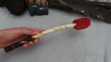 Drum beater Holly wood Druid's drumstick, high priestess, healing drumming