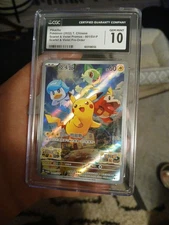 Pikachu 2022 T. Chinese Scarlet & Violet Promo 001/SV-P CGC GEM MINT 10