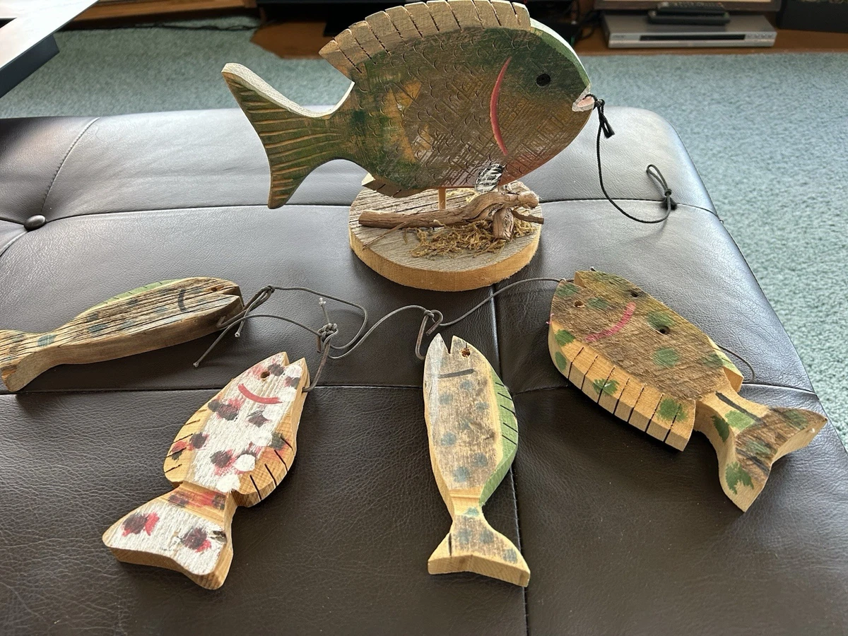 木雕鱼| eBay