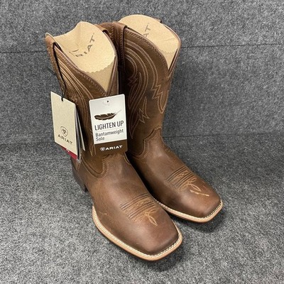 ARIAT Plano Cowboy Boot Men's Size US 8 D Woody Tan