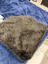 Donna Salyers Fabulous Furs Faux Fur Raccoon Poncho