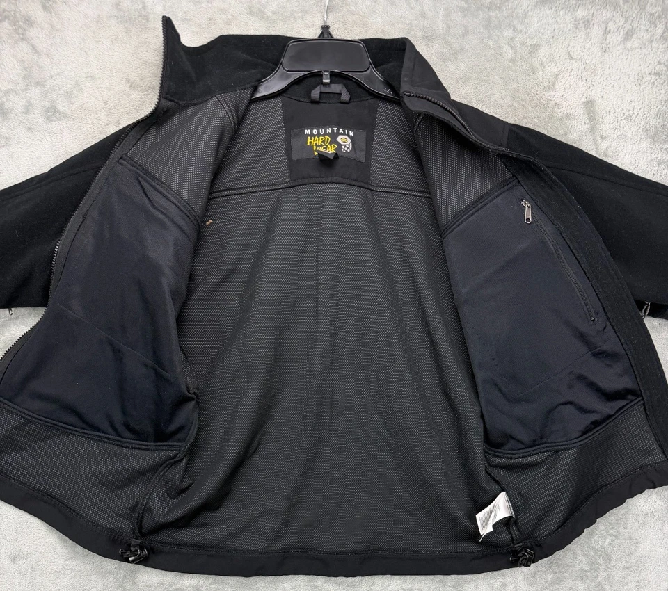 Chaqueta Mountain Hardwear Para Hombre Gore Windstopper Talla S Negra Softshell Polar Foto 4 de 4