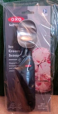OXO SoftWorks Ice Cream Scoop w/ Flat Edges & Non Slip Handle - New 2 Pack