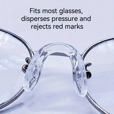 Eyeglass Accessories - Silicone Nose Pads for Comfort Fit - Anti-Slip Design