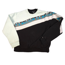 PE Nation Jumper womens XSMALL Black Crew Neck Long Sleeve sweatshirt Size XS