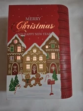 Christmas Decorative Book Shaped Box Lighted (L1868-1869)