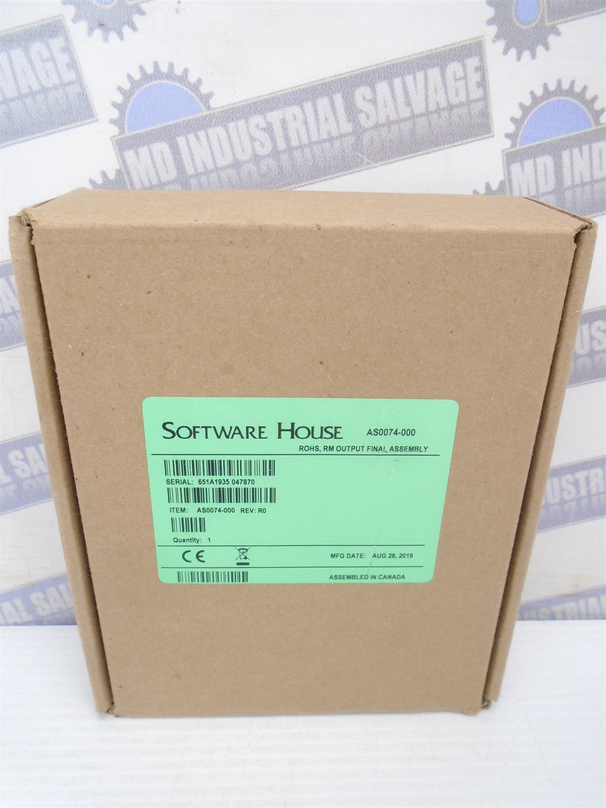 SOFTWARE HOUSE - AS0074-000 - R8 OUTPUT READER BUS MODULE ACCESS CONTROL (NEW)