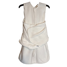 Halo 3-6m 13-18 Pounds Sleep Sack Swaddle White Multi Wrap Adjustable Lot 1019