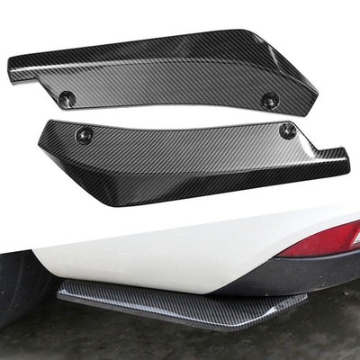 For Honda Accord Rear Bumper Corner Lip Splitter Diffuser Body Carbon Fiber