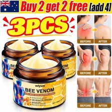 3x Bee Venom Pain Cream for Joint Bone Healing Arthritis Pain Relief Care Cream