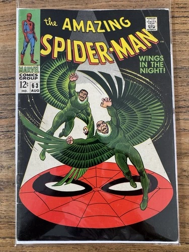 THE AMAZING SPIDER-MAN #63 MARVEL COMIC 1968 SILVER AGE VG RANGE