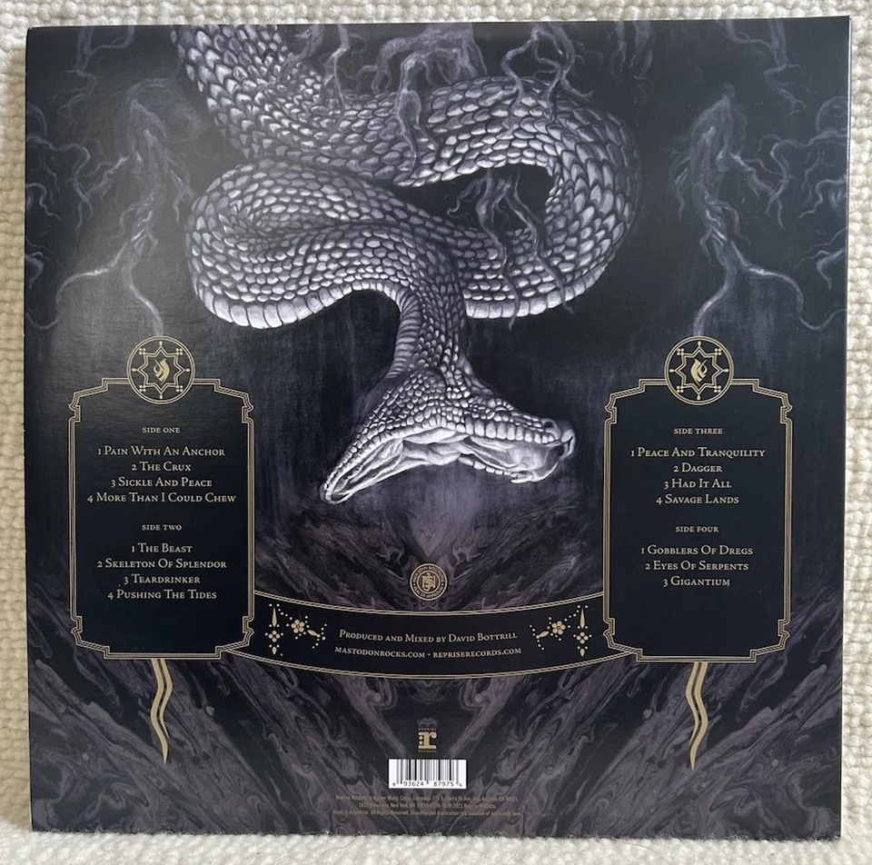 HUSHED AND GRIM (2LP Limited Clear) Mastodon - 2021 - Gatefold Foto 3 de 4