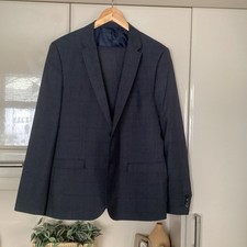 Taylor & Wright  Men’s Two Piece Navy Pinstripe Suit