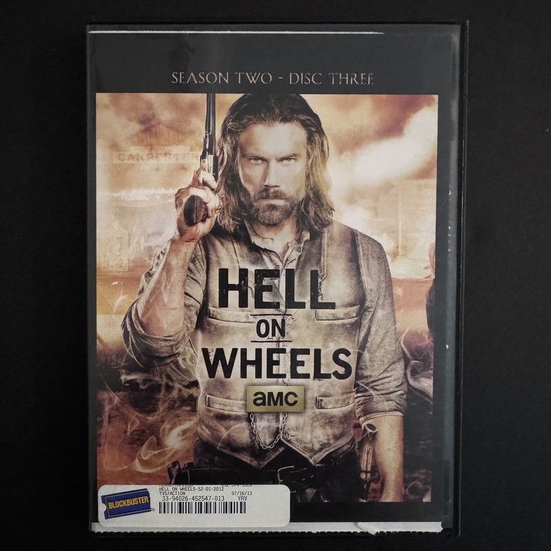 HELL on WHEELS: The Complete Second Season (2012) DVDs Mislabeled & BLOCKBUSTER 