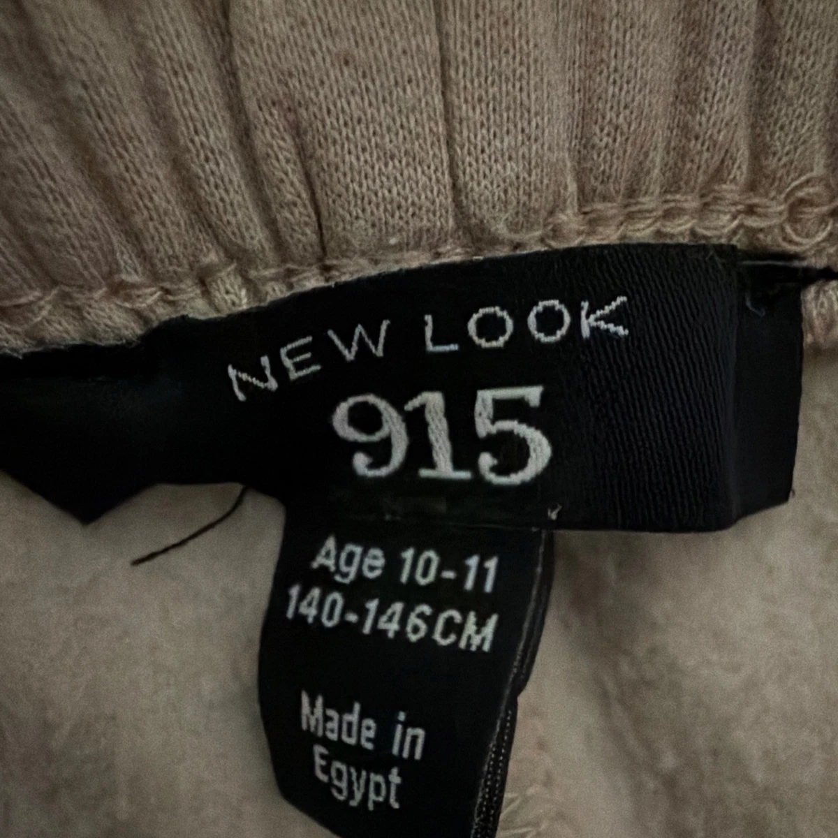 Pantalón Jogger New Look Niñas Beige 10-11 Años 140-146cm Cintura Elástica
