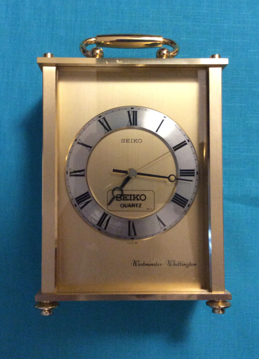 Vintage SEIKO Quartz Westminister-Whittington Chime Mantel Clock