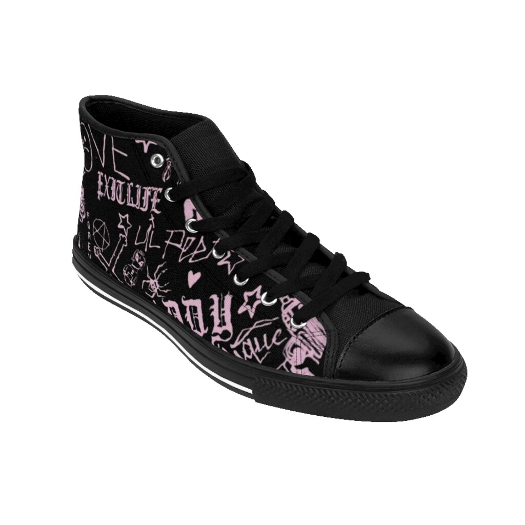 Lil Peep I Gothboi Clique I Emo Rapper I Men's High-top