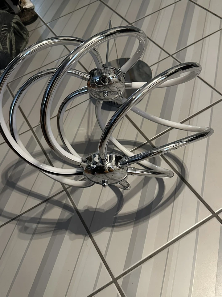 Posibilidad Lámpara Colgante LED Cromo Euro Galaxy Contemporánea Moderna Foto 3 de 4