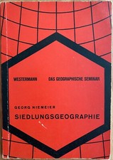 Georg Niemeier - Siedlungsgeographie - Westermann - Das geographische Seminar