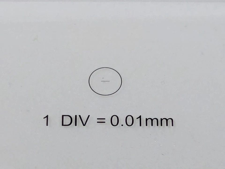 Microscopio Escenario Calibración Micrómetro Deslizable Cámara USB 0.01mm Regla de Medición Foto 3 de 4