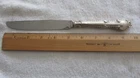 English Gadroon Gorham Sterling Handle, Stainless Blade Dinner Knife 9 5/8 "