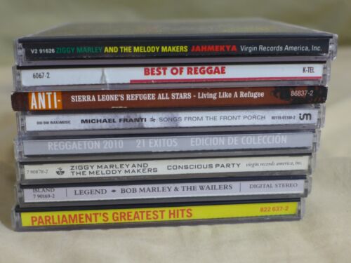 Lot of 8 REGGAE CDs: Bob & Ziggy Marley, Sierra Leone's Refugee All Stars ++ - Picture 2 of 2