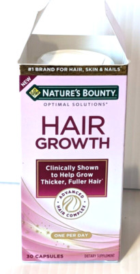 Nature's Bounty One Daily Hair Growth Supplement, 30 Capsules