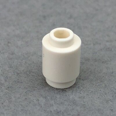 LEGO 3062b White Brick, Round x Open Stud (x1)