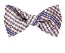 Men's 100 Silk Designer Self Tie Woven Bowtie- NWT