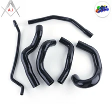 FOR FORD MUSTANG GT/ SHELBY V8 MT 2005-2010 Black Silicone Radiator Coolant Hose