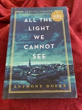 ANTHONY DOERR -- ALL THE LIGHT WE CANNOT SEE  HARDCOVER SIGNED