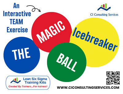 Magic Ball Icebreaker, Learning Kit, Team Building, Problem Solving, Improvement