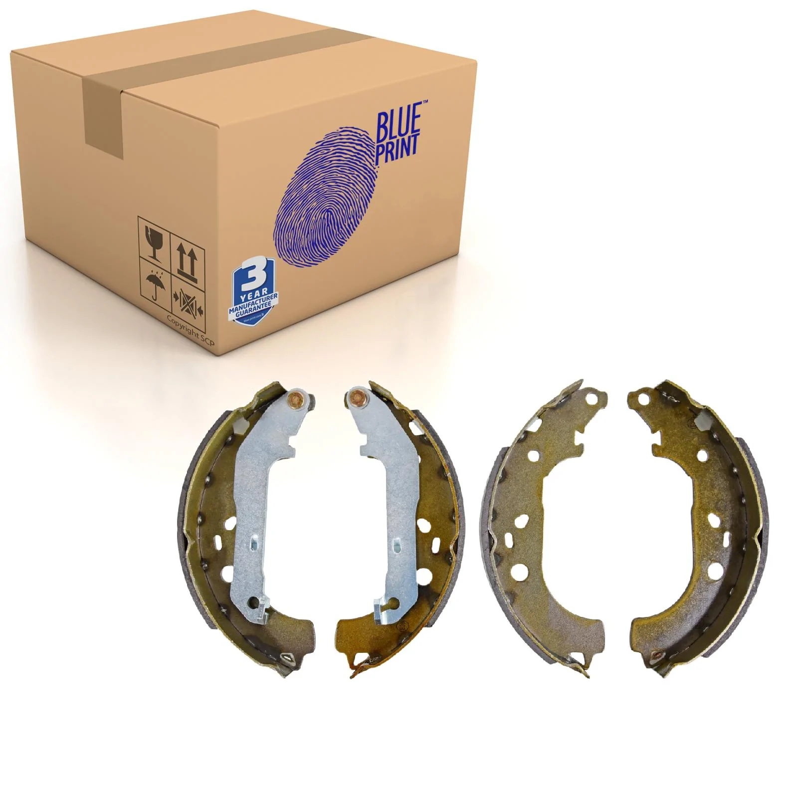Rear Brake Shoe Set Fits Ford Focus Turnier Van Blue Print ADBP410021
