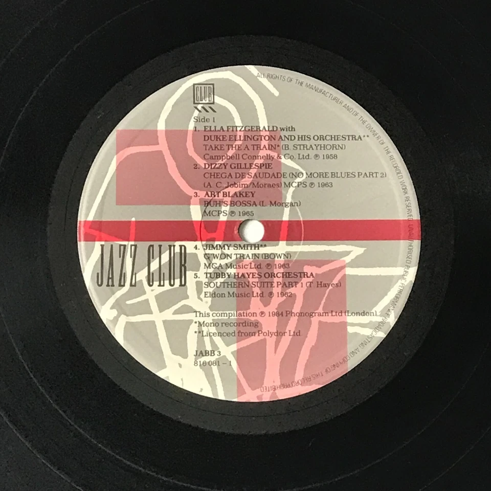 Various Artists - Jazz Club LP Vinyl Record - JABB 3  EX/EX - Image 3 of 4